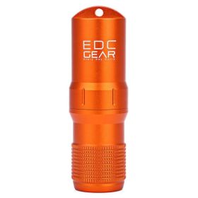 Capsule EDC Waterproof Box Hike Survival Pill / Match Case Box Container Survive Seal Trunk Container Holder Storage (Color: orange)